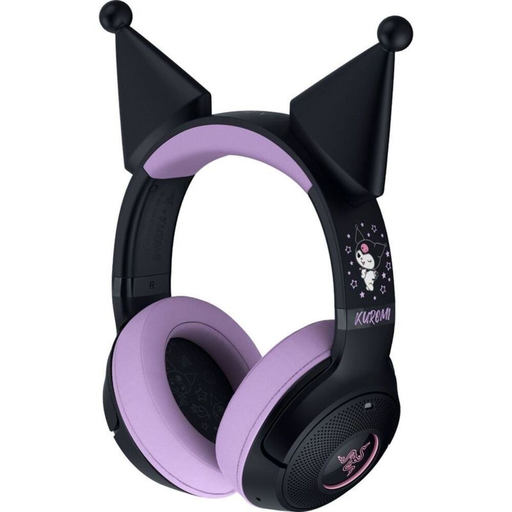 Open Box - Razer -  Kraken Kitty V2 BT - Kuromi Edition Headset: Black